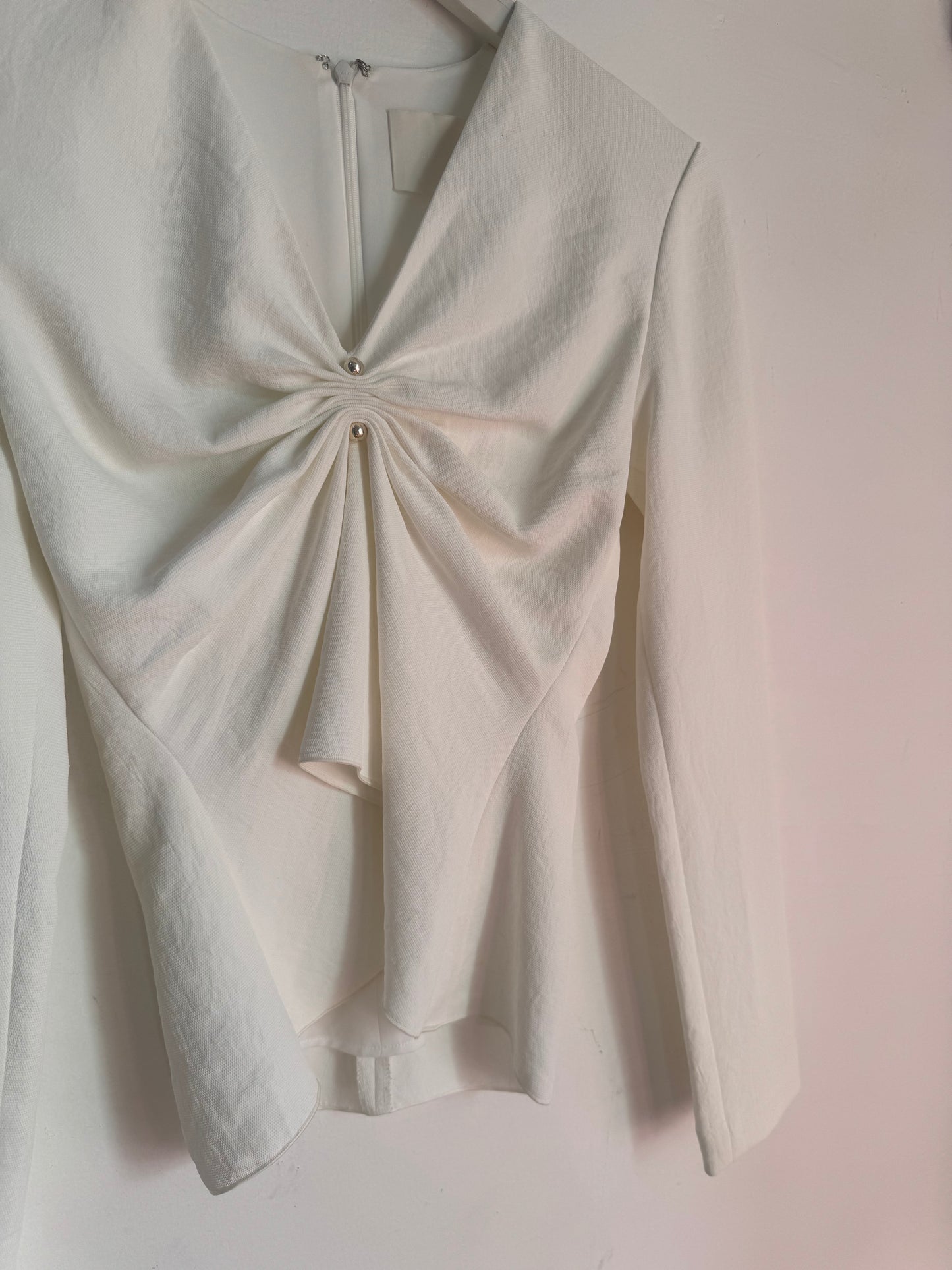 Dion Lee V Neck Pierced Blouse - Size 6