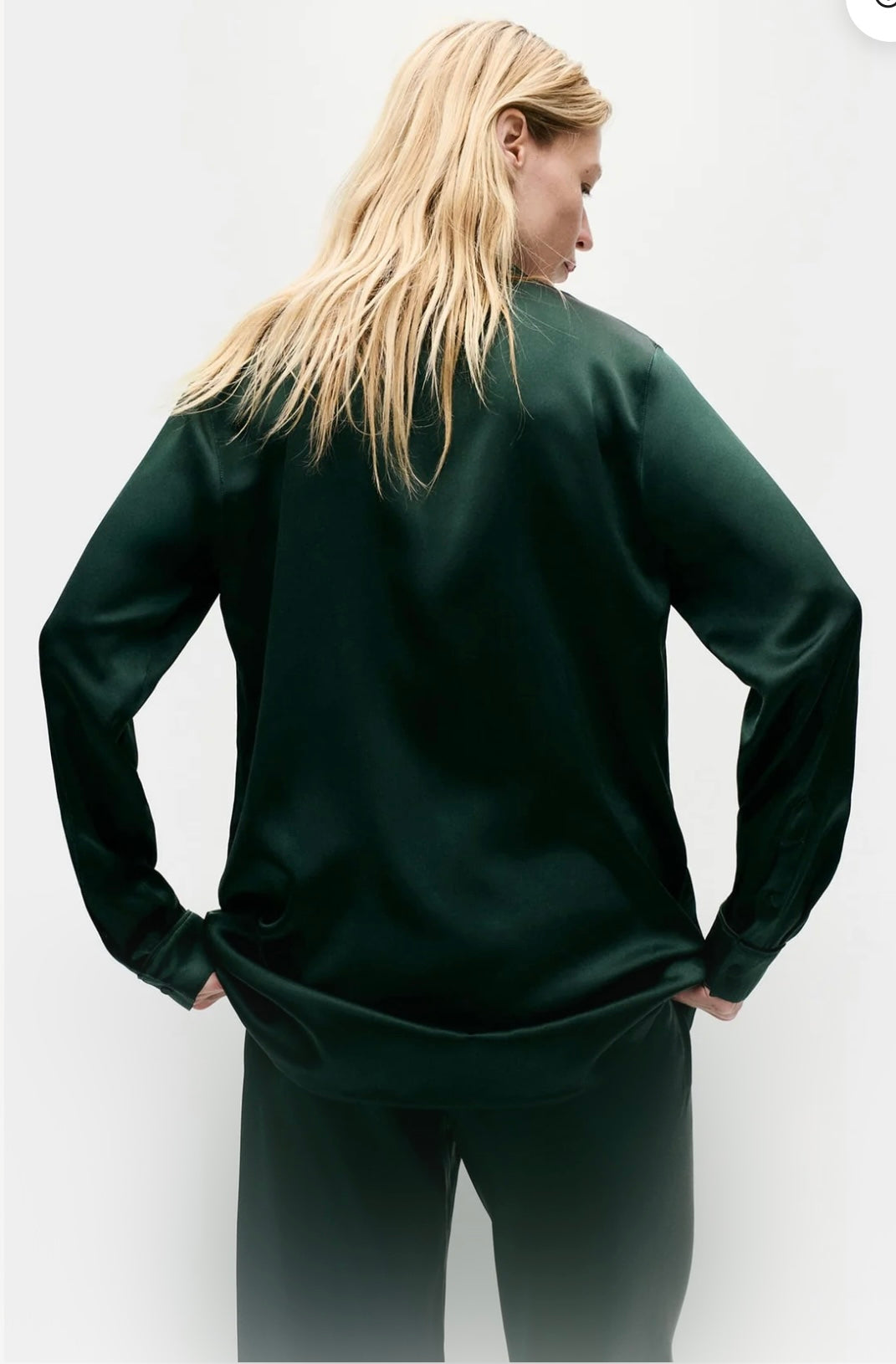 Silk Laundry Relaxed Blazer - Size S