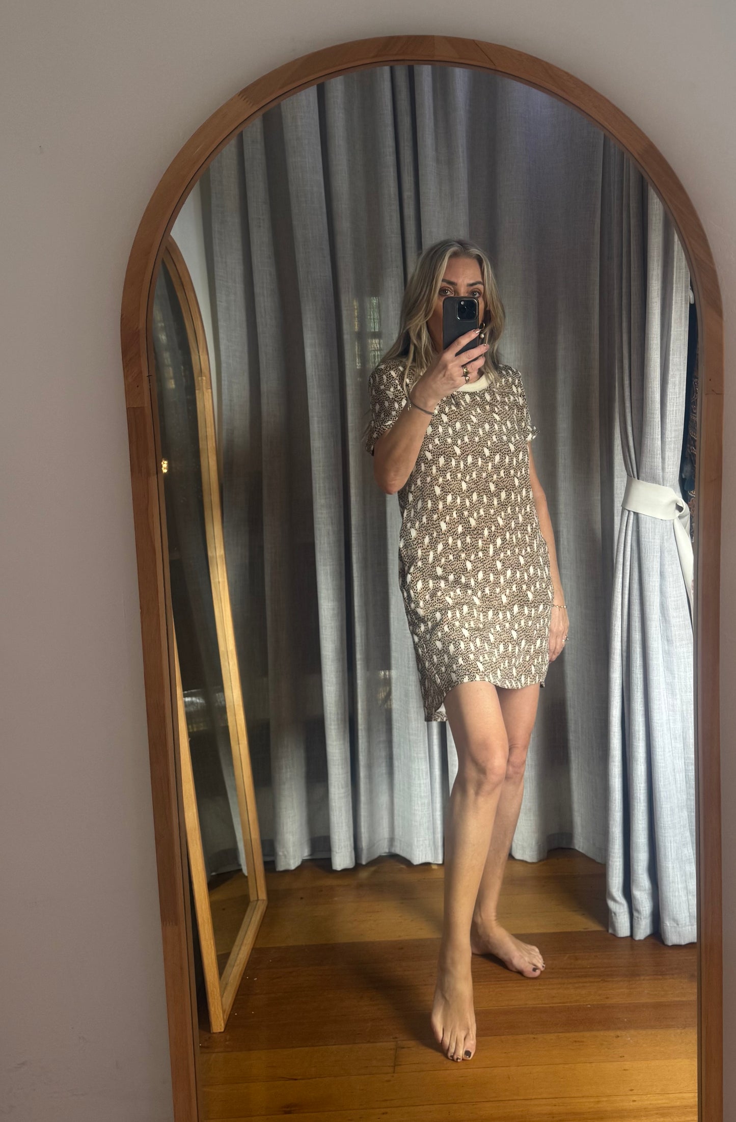 Sea New York Print Dress with Pockets - Size 8