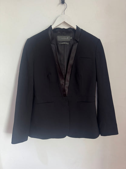 Arthur Galan Black Tuxedo Jacket - Size 12