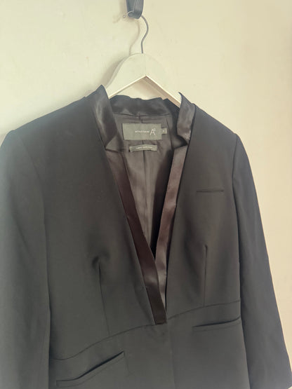 Arthur Galan Black Tuxedo Jacket - Size 12
