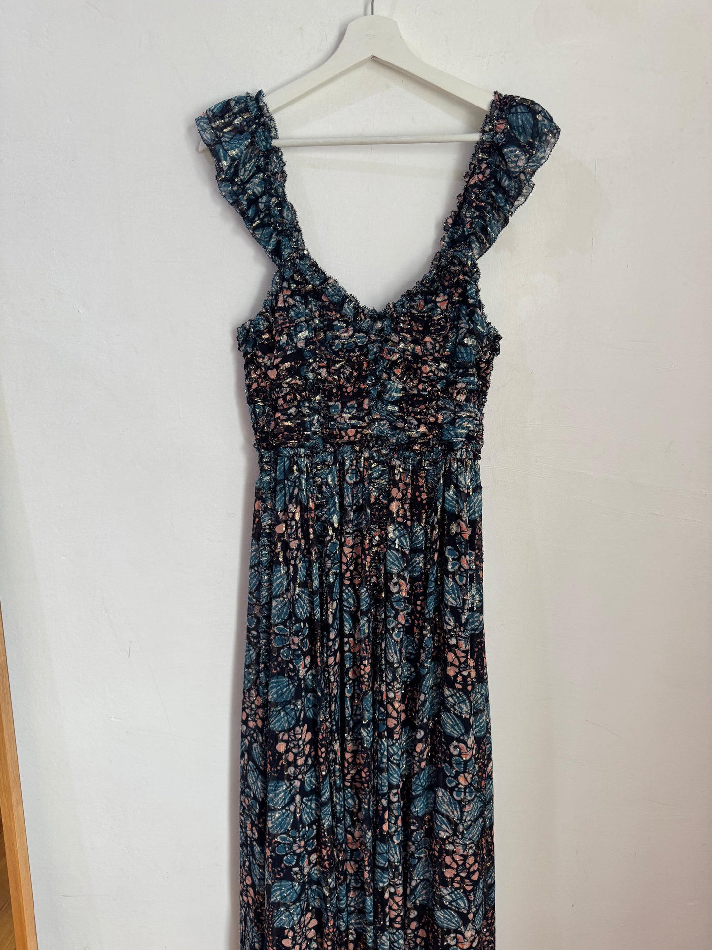 Ulla Johnson Evianna Floral Maxi Dress Size 4