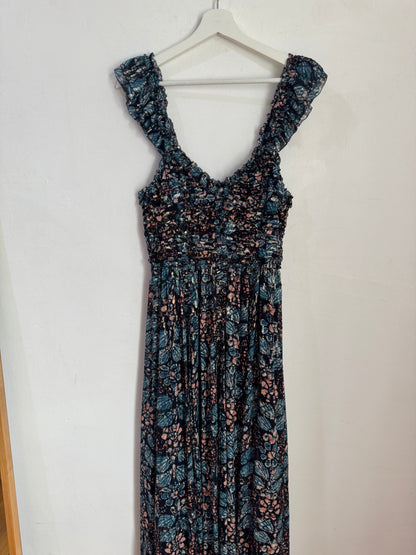 Ulla Johnson Evianna Floral Maxi Dress Size 4