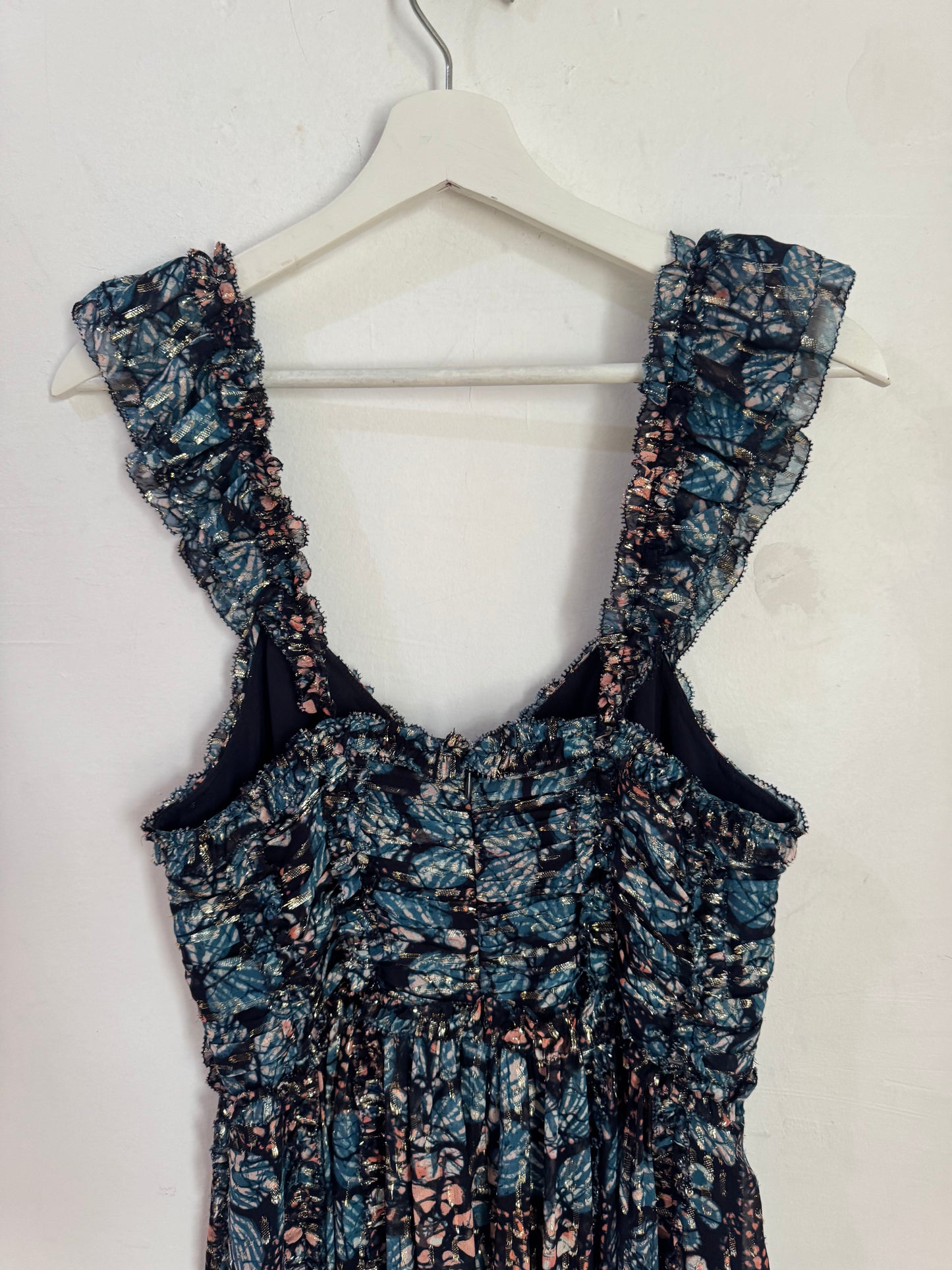 Ulla Johnson Evianna Floral Maxi Dress Size 4