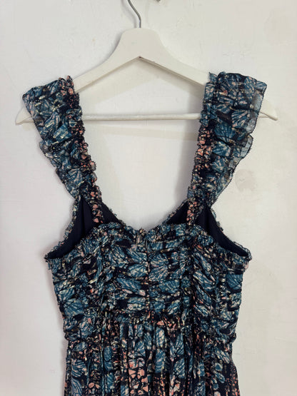 Ulla Johnson Evianna Floral Maxi Dress Size 4