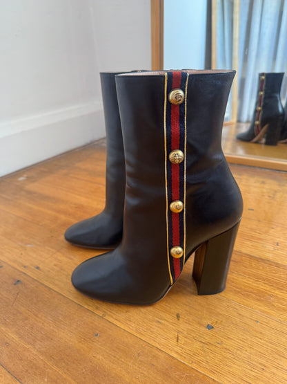 Gucci Authentic Leather Riding Boots - Size 41 (Box & Dust Bags included)