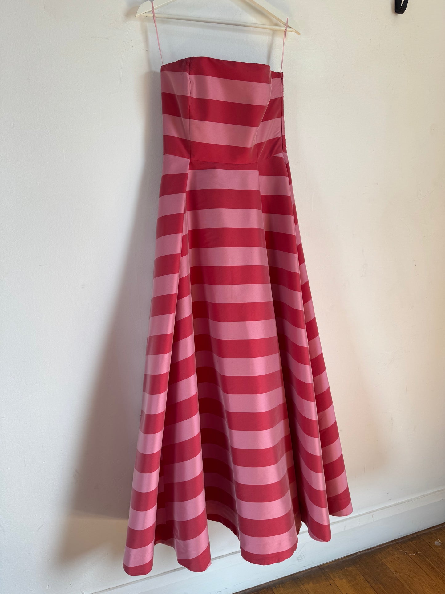 Bernadette Isa Striped Strapless Gown - Size 38