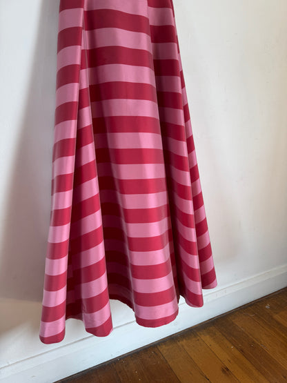 Bernadette Isa Striped Strapless Gown - Size 38