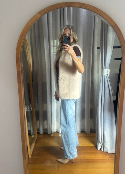 Viktoria & Woods Faux Fur Vest - Size 0