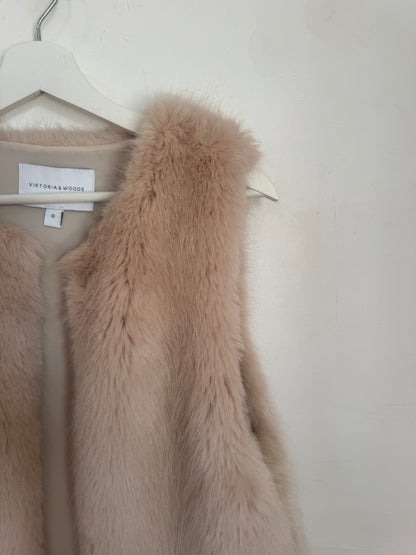Viktoria & Woods Faux Fur Vest - Size 0