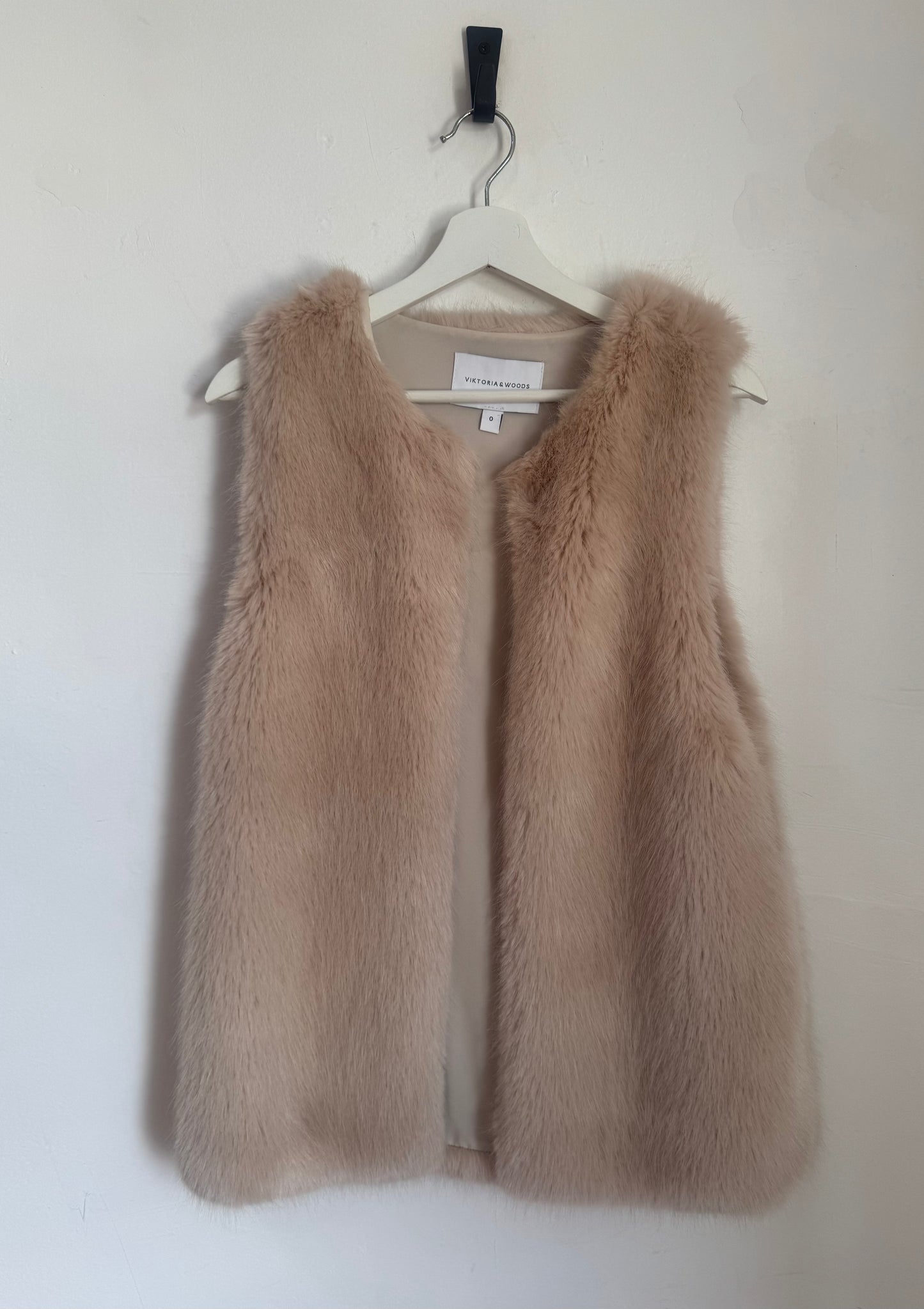 Viktoria & Woods Faux Fur Vest - Size 0