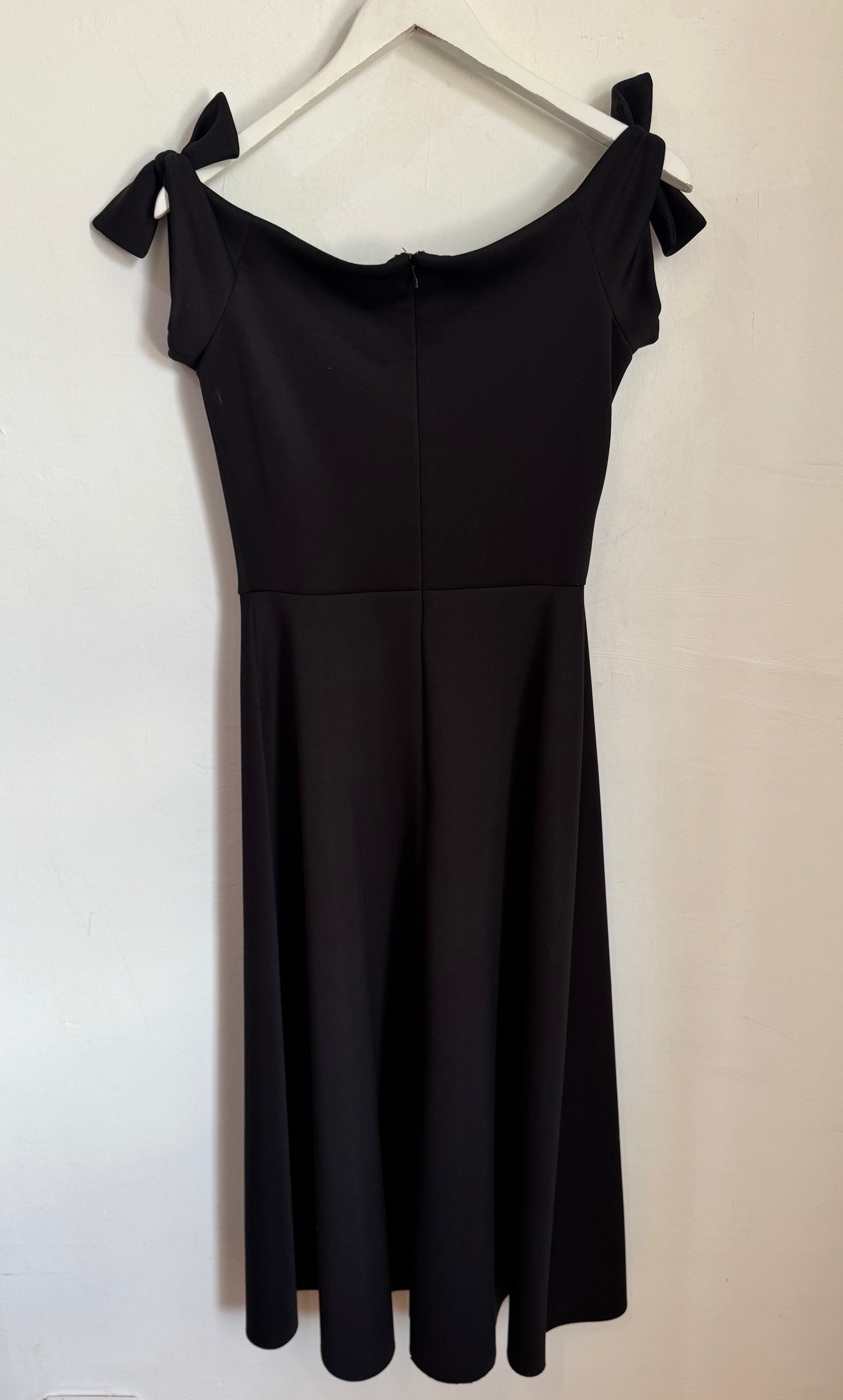 Saloni Off-Shoulder Midi Dress - Size 10