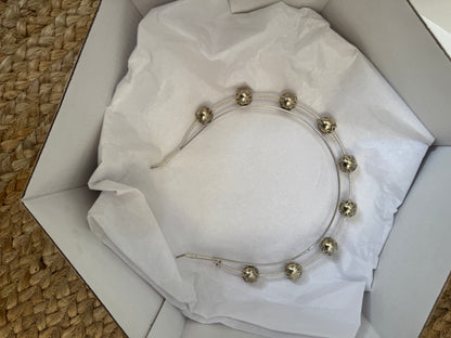 Sylvy Earl Embellished Spot Headband