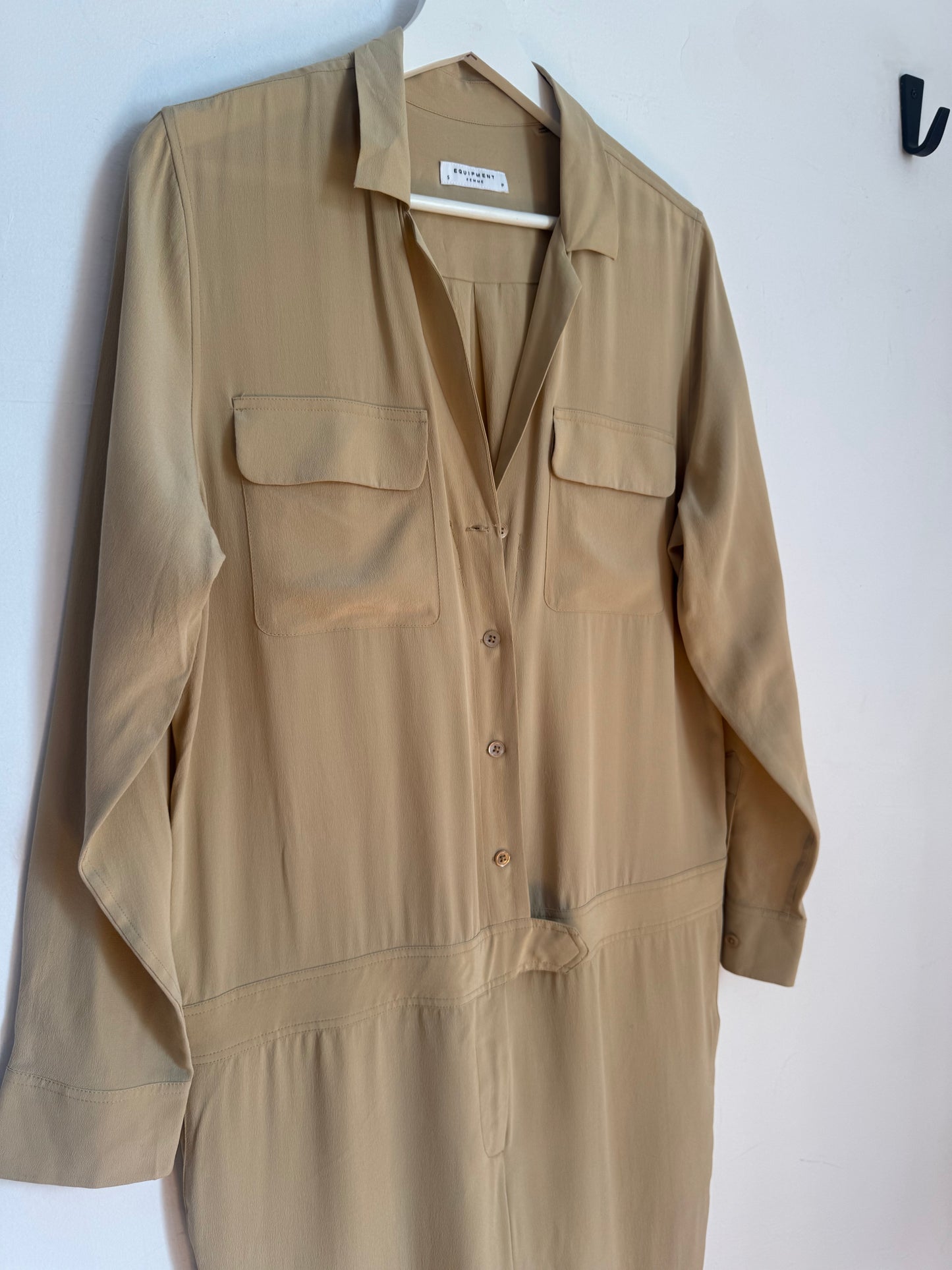 Equipment Femme Silk Jumpsuit - Size S (oversized)