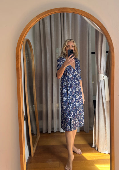 Scanlan Theodore Floral Midi Dress - Size 12