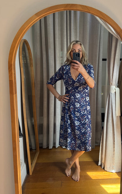 Scanlan Theodore Floral Midi Dress - Size 12