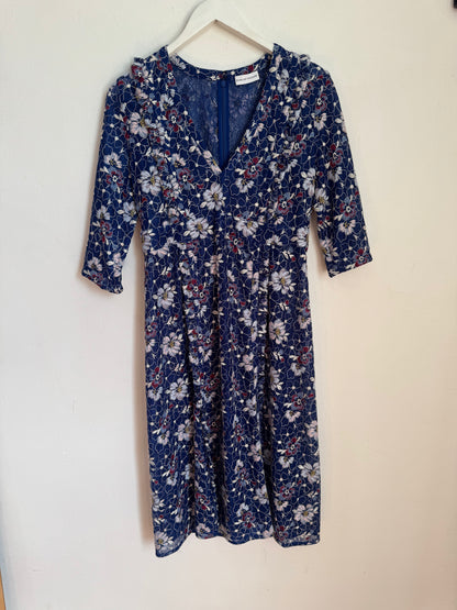 Scanlan Theodore Floral Midi Dress - Size 12