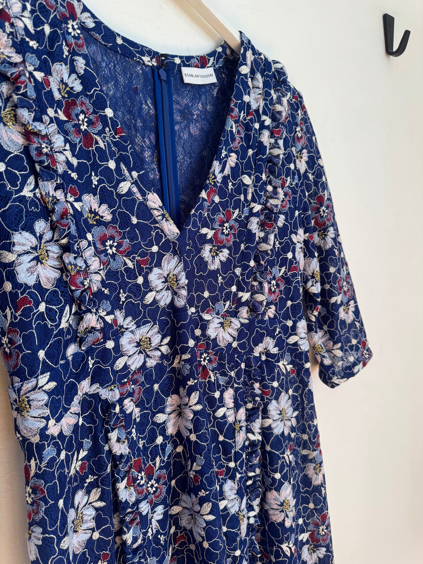 Scanlan Theodore Floral Midi Dress - Size 12