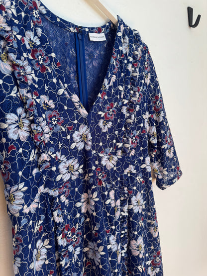 Scanlan Theodore Floral Midi Dress - Size 12