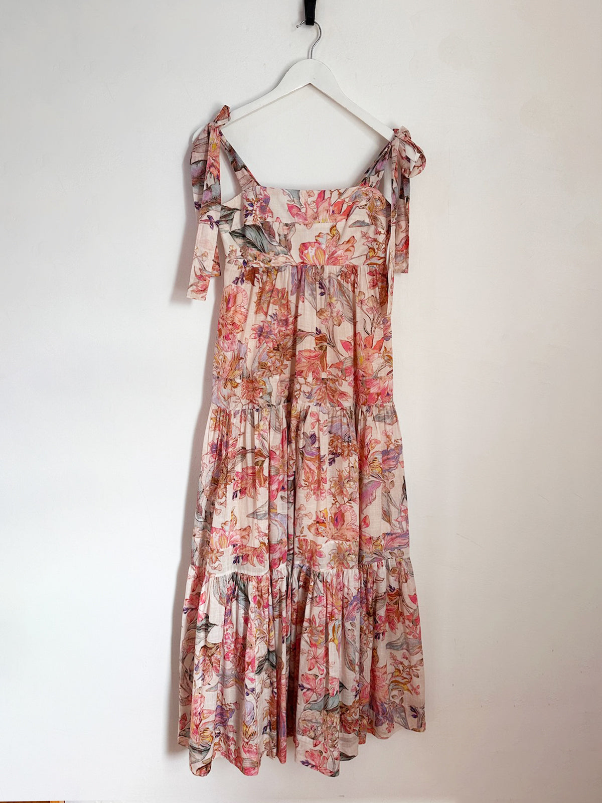 Zimmermann Cira Floral Print Midi Dress Size 2 / AU 12