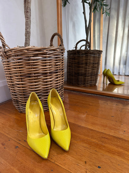 Bianca Buccheri Leather Court Shoe - Size 38
