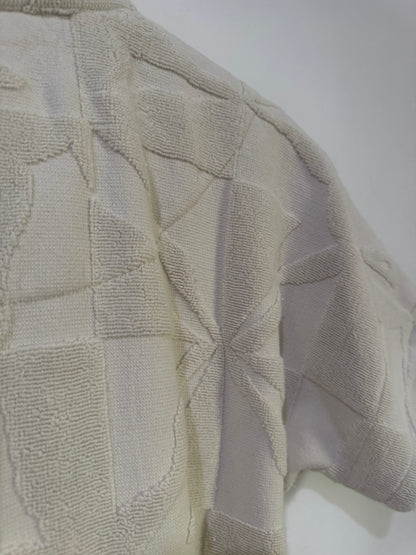 Lucy Folk Skyline Robe in Ecru - Size S/M