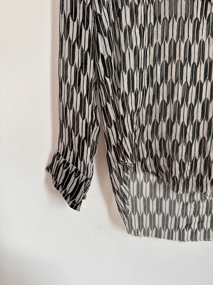 Isabel Marant Black & White Print Shirt - Size