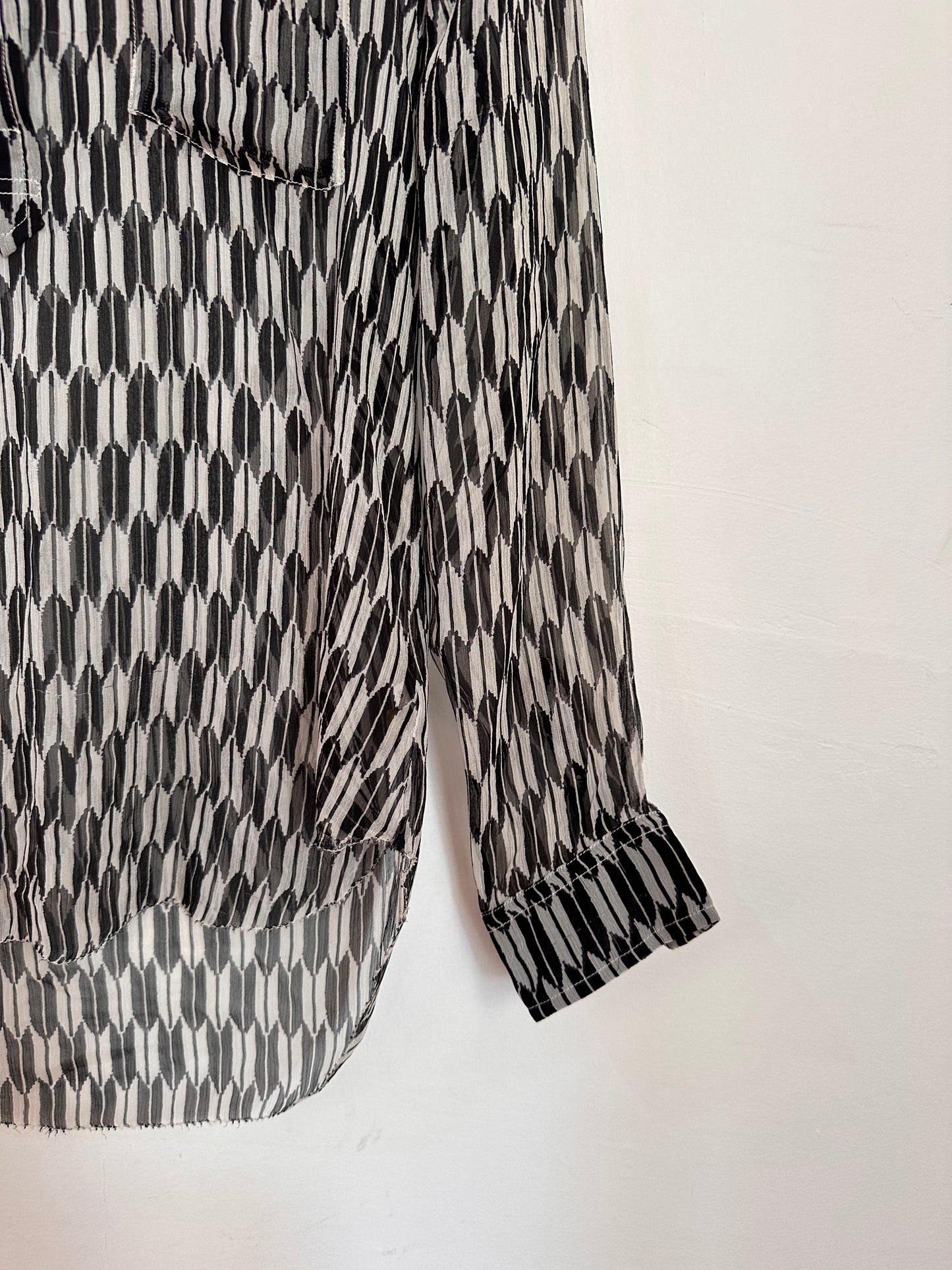 Isabel Marant Black & White Print Shirt - Size