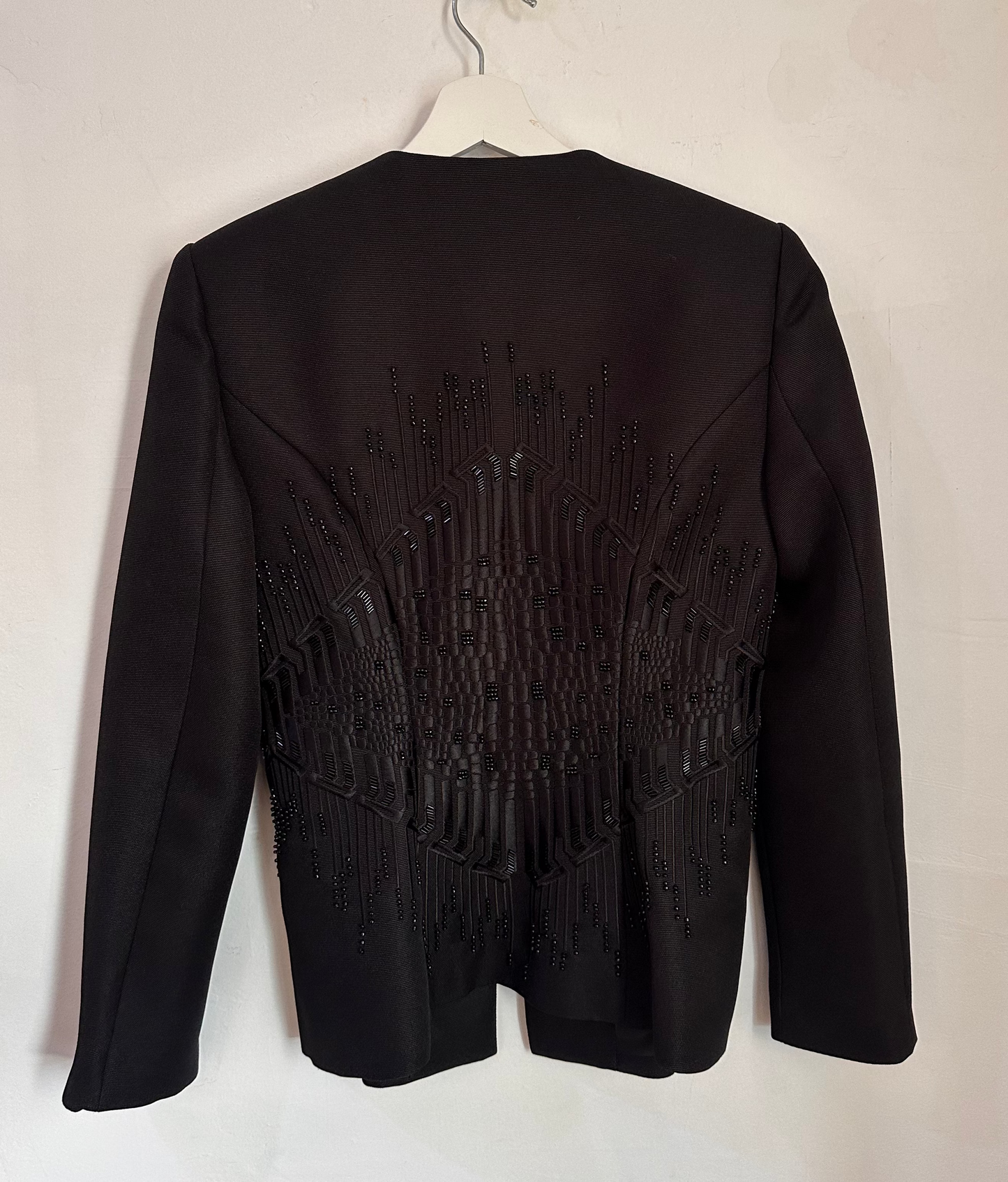 sass & bide Black Tailored Sequin Jacket - Size 8
