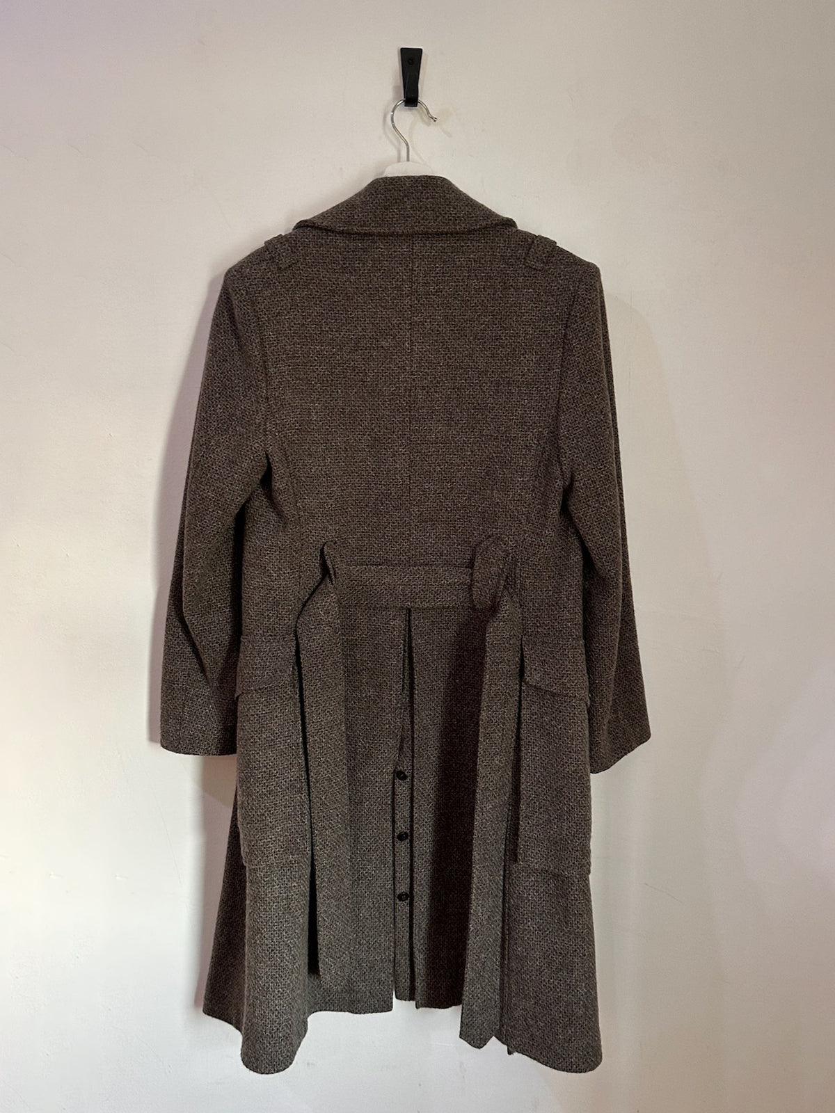 Balenciaga Grey Wool Coat