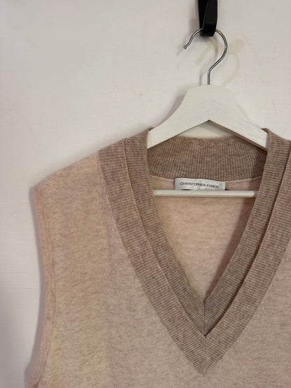 Christopher Esber Cashmere Knit Multi Neckline Vest - Size XS