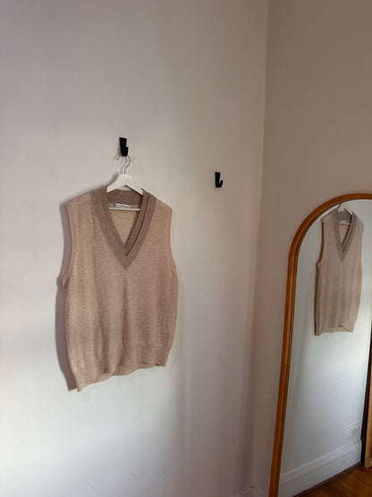 Christopher Esber Cashmere Knit Multi Neckline Vest - Size XS
