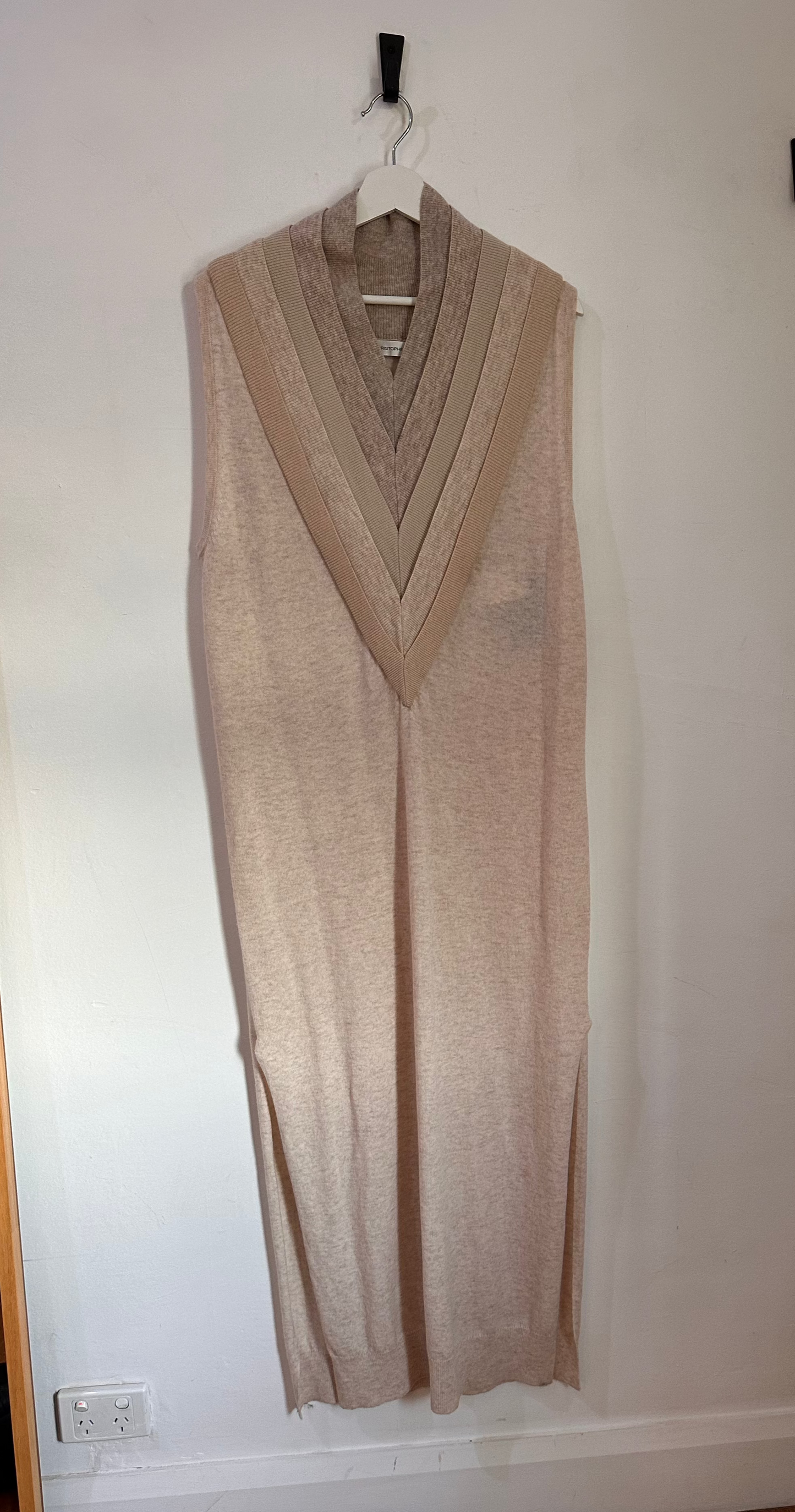 Christopher Esber Cashmere Knit Multi Neckline Vest Dress - Size XS (Brand New)