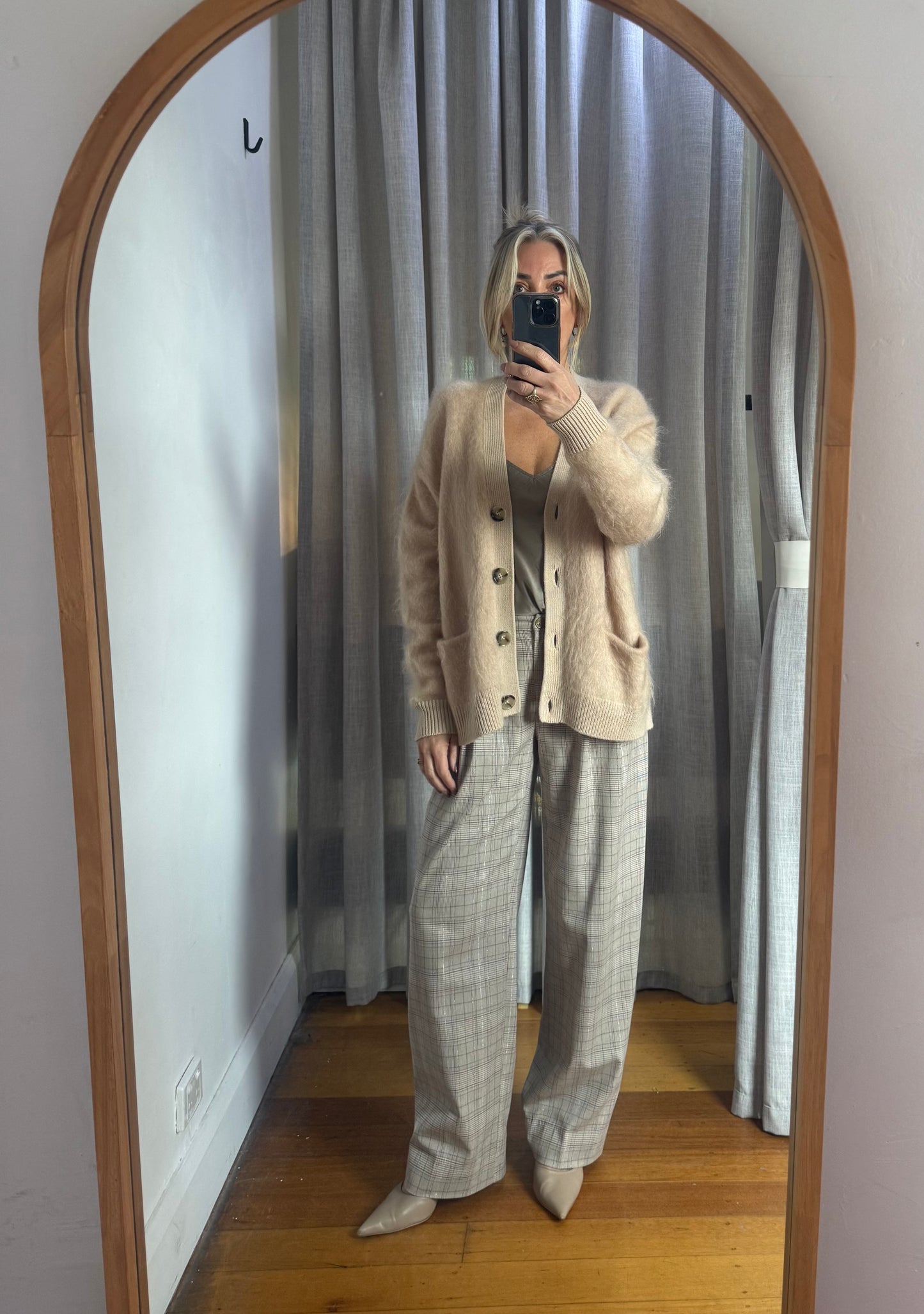 Acne Studios Brushed Wool & Mohair Cardigan - Size S