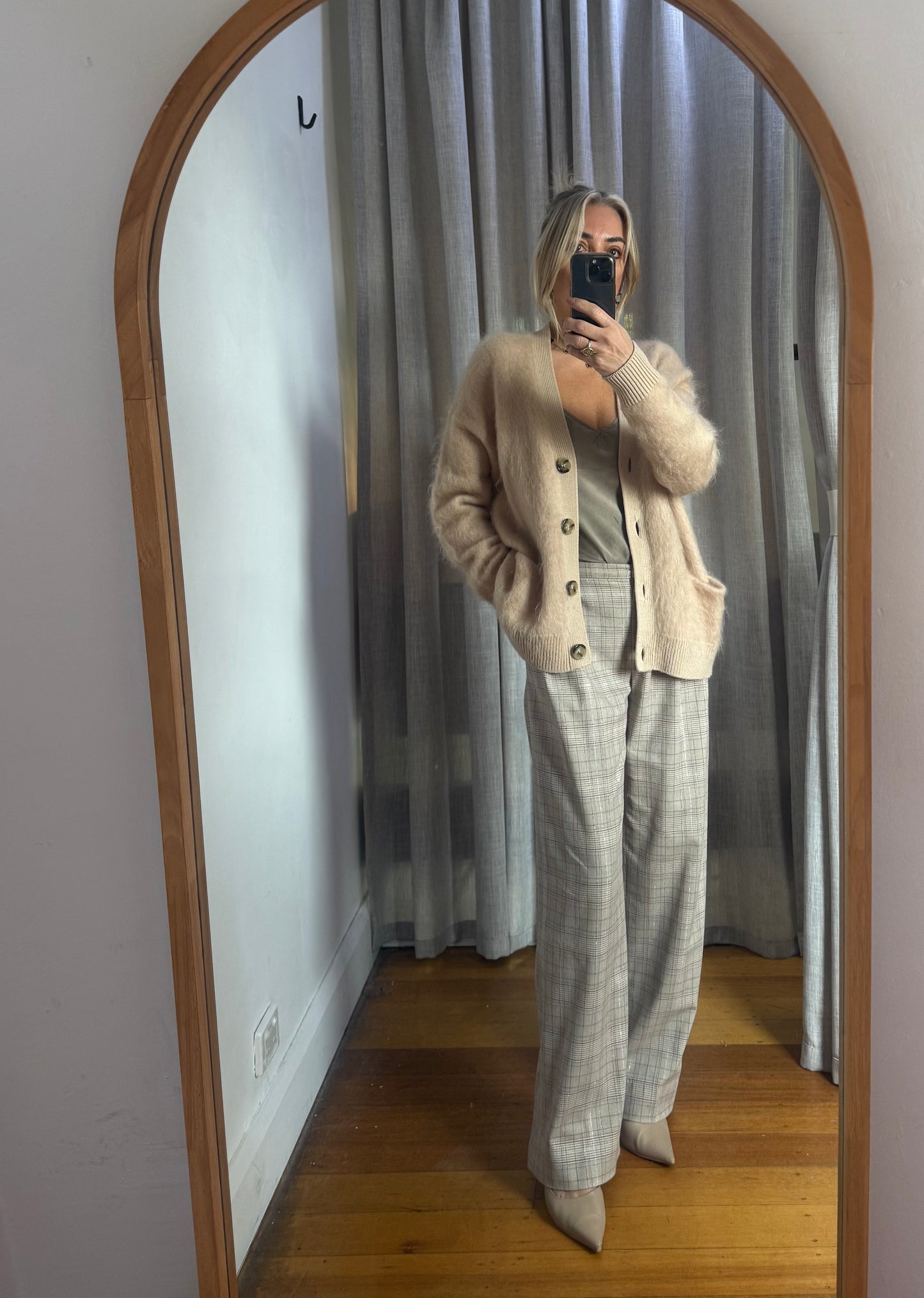 Acne Studios Brushed Wool & Mohair Cardigan - Size S