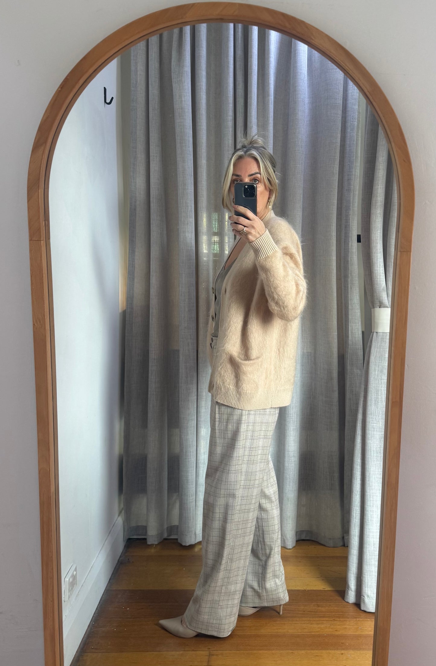 Acne Studios Brushed Wool & Mohair Cardigan - Size S