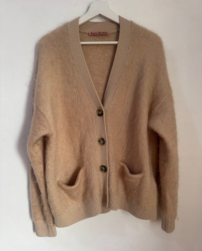Acne Studios Brushed Wool & Mohair Cardigan - Size S