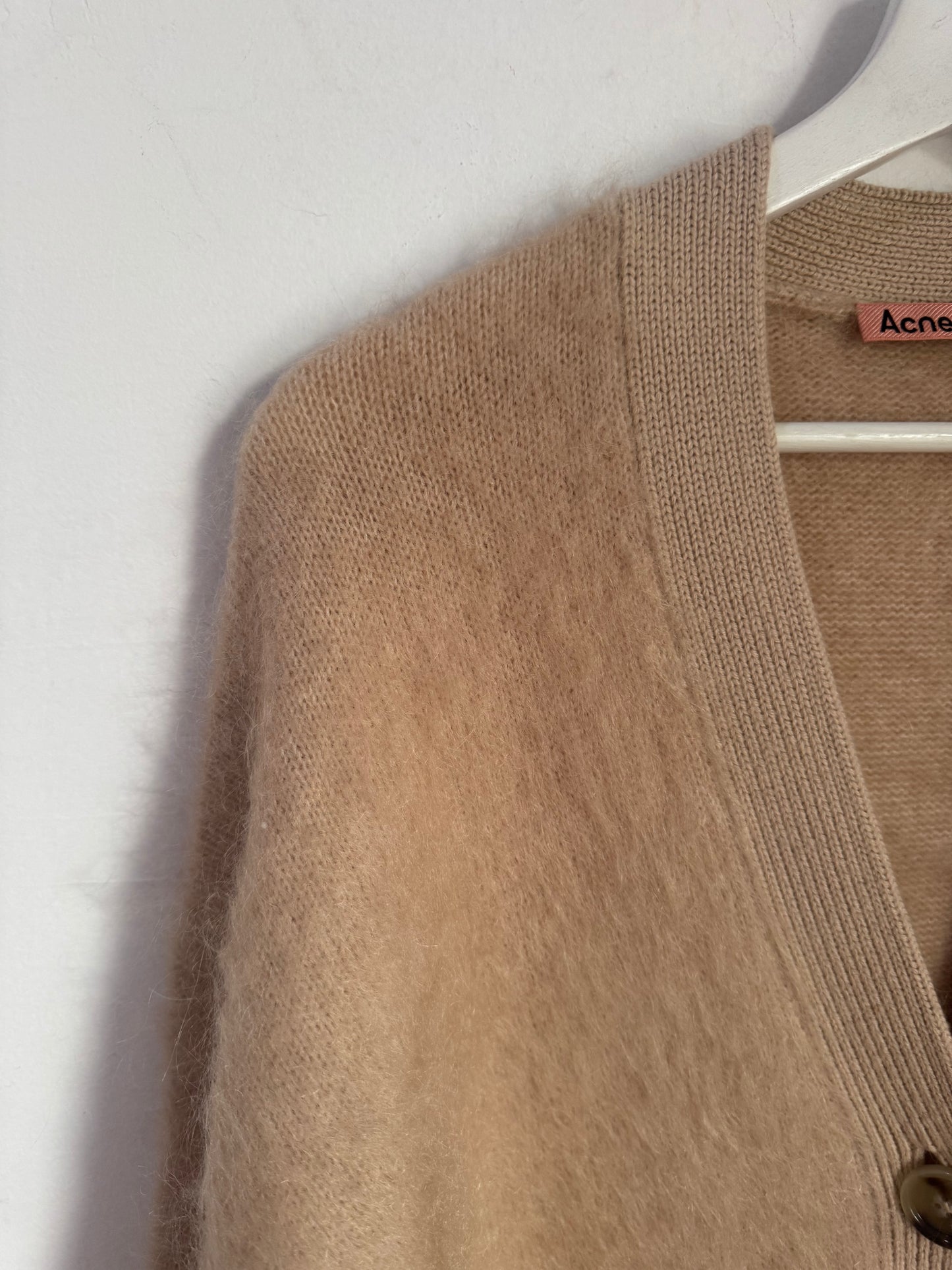 Acne Studios Brushed Wool & Mohair Cardigan - Size S