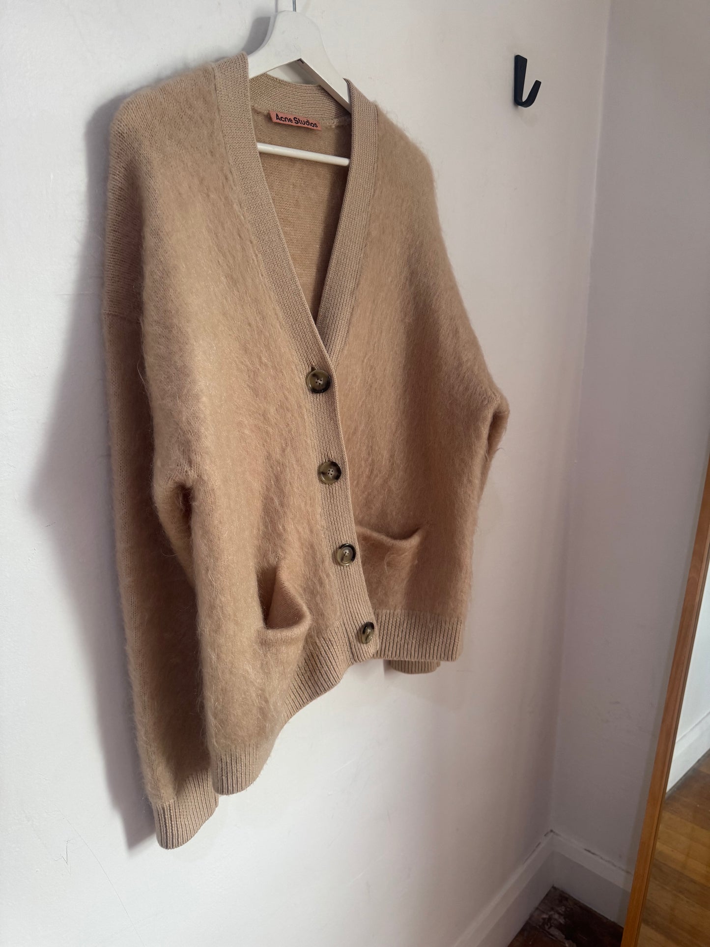 Acne Studios Brushed Wool & Mohair Cardigan - Size S