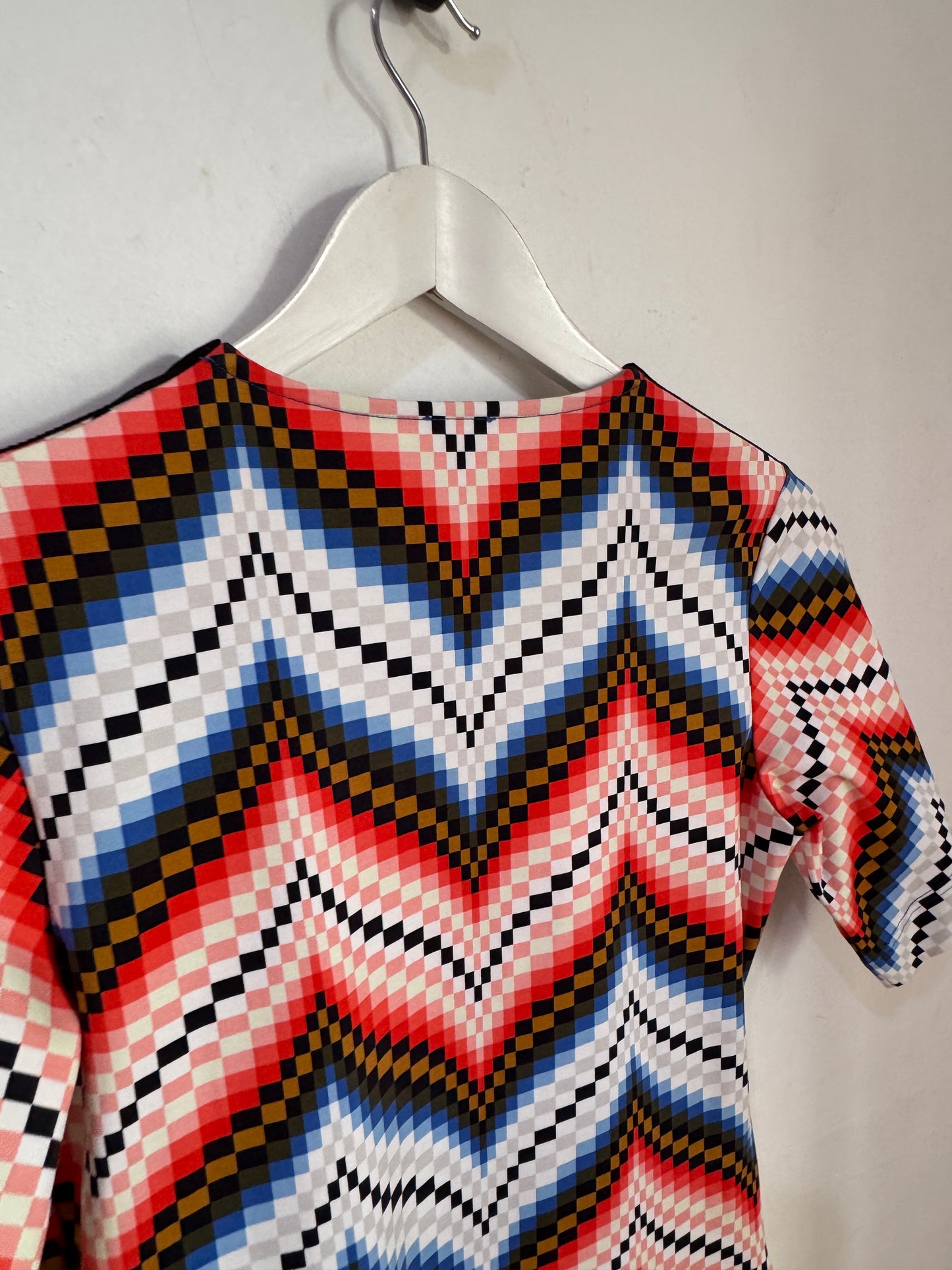 Kenzo Chevron Print Dress - Size S