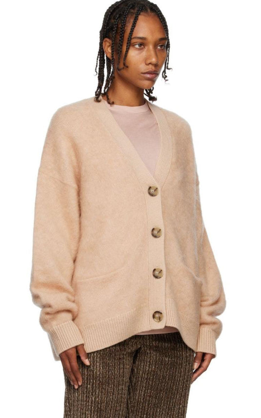 Acne Studios Brushed Wool & Mohair Cardigan - Size S