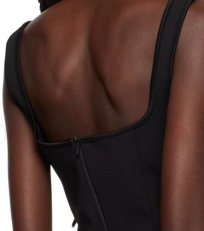 Paris Georgia Diamond Black Singlet Top - Size S