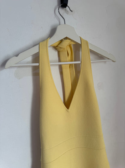 Scanlan Theodore Crepe Knit Halter Dress - Size S