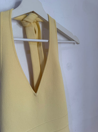 Scanlan Theodore Crepe Knit Halter Dress - Size S