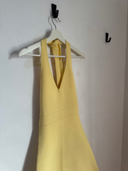 Scanlan Theodore Crepe Knit Halter Dress - Size S