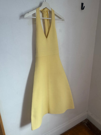 Scanlan Theodore Crepe Knit Halter Dress - Size S