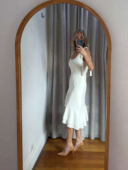 Rebecca Vallance Ivory De Jour Dress - Size 10