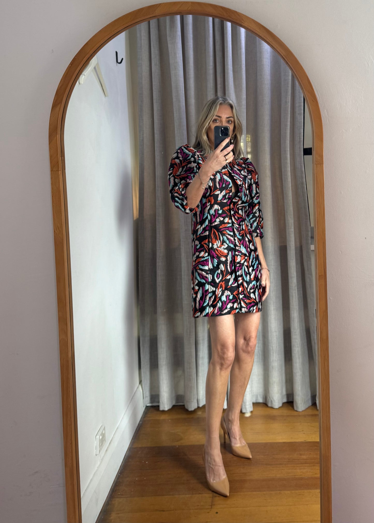 Essential Antwerp Cure Puff Sleeve Mini Dress - Size M | Size 40