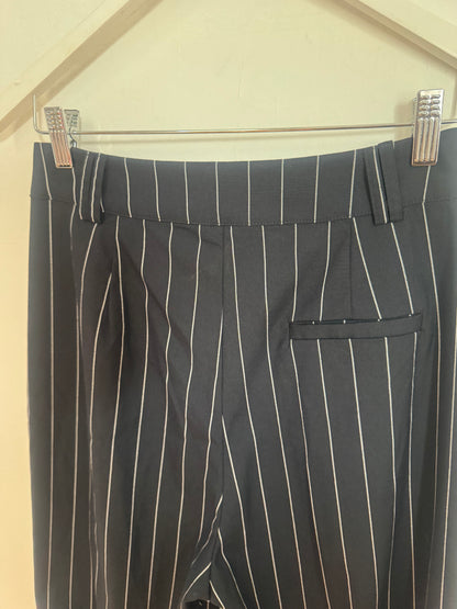 Dissh Navy Pinstripe Pants - Size 8