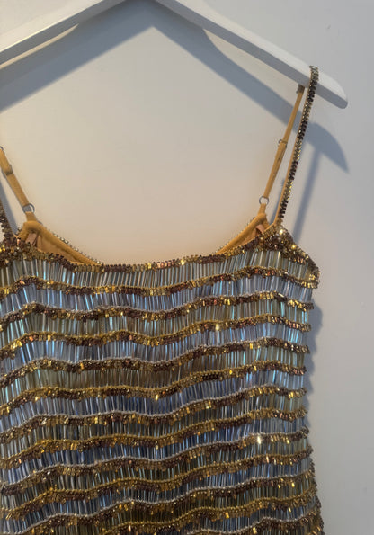 Rachel Gilbert Zeph Embellished Mini Dress - Size 1 (Only Worn Once)